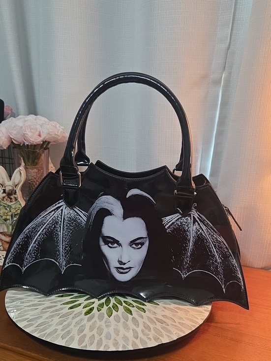 Rock Rebel Handbags - The Munsters Lily Bat Shaped Handbag Purse by Rock Rebel RARE